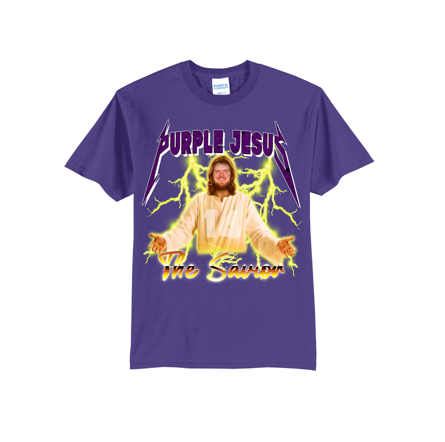 Purple Jesus Shirt